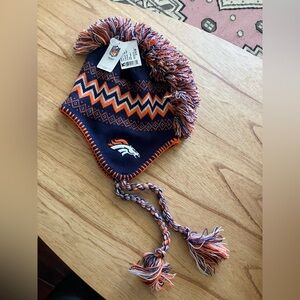 Denver Broncos Mohawk Hat NWT KIDS